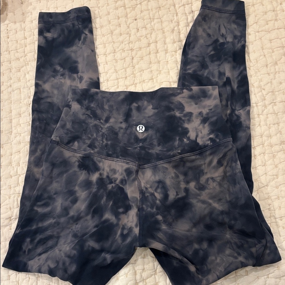 Lululemon align dark blue Tie-Dye Leggings